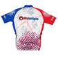 Mens White 3 Face Cycling Jersey Made In Italy Full Zip Jumper