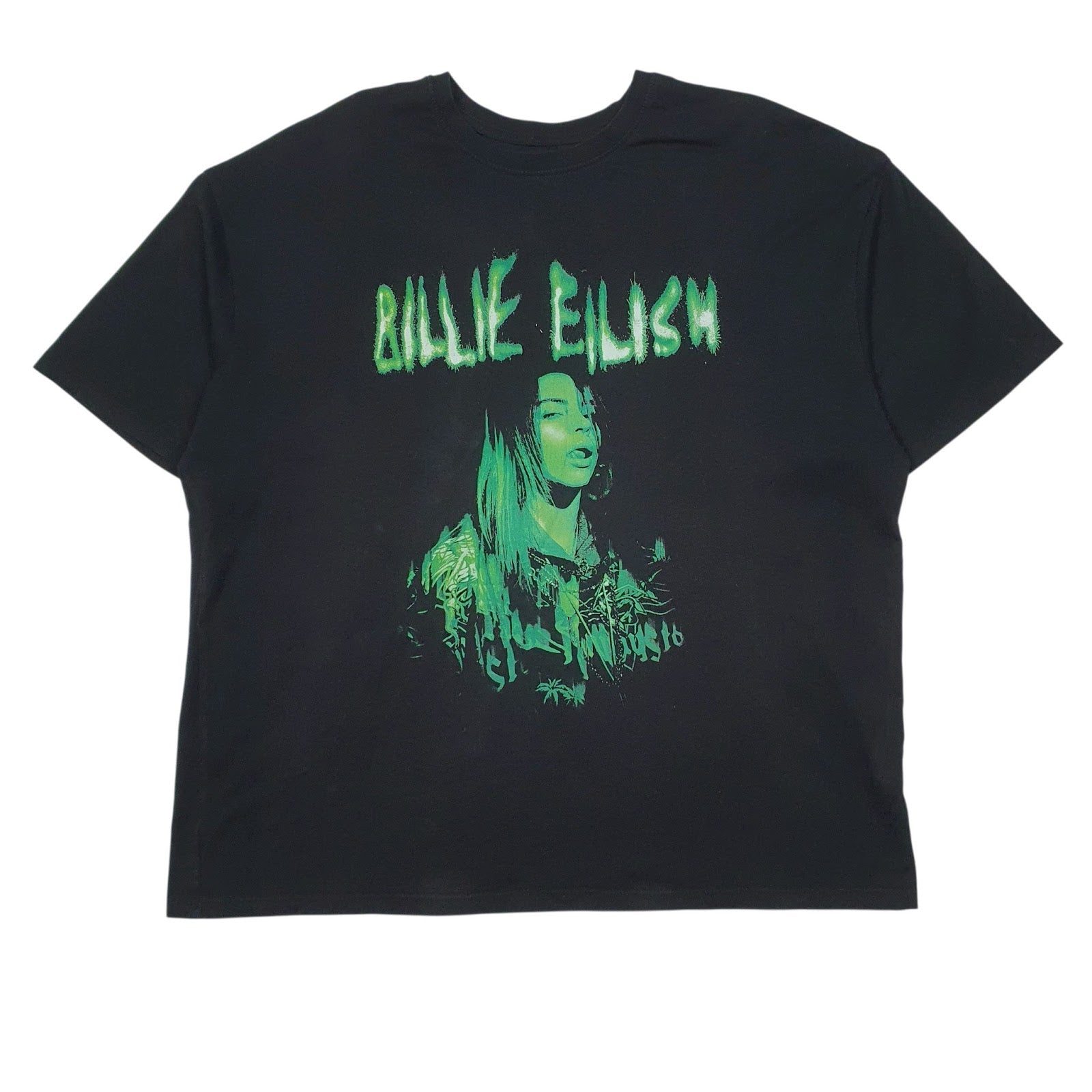 Womens Black Billie Eilish  Short Sleeve T Shirt