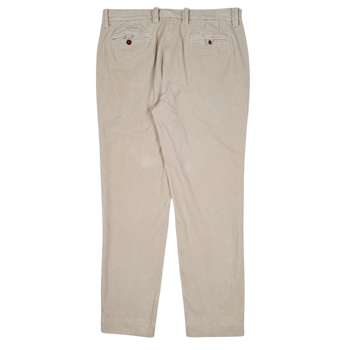 Mens Cream Brooks Brothers   Trousers