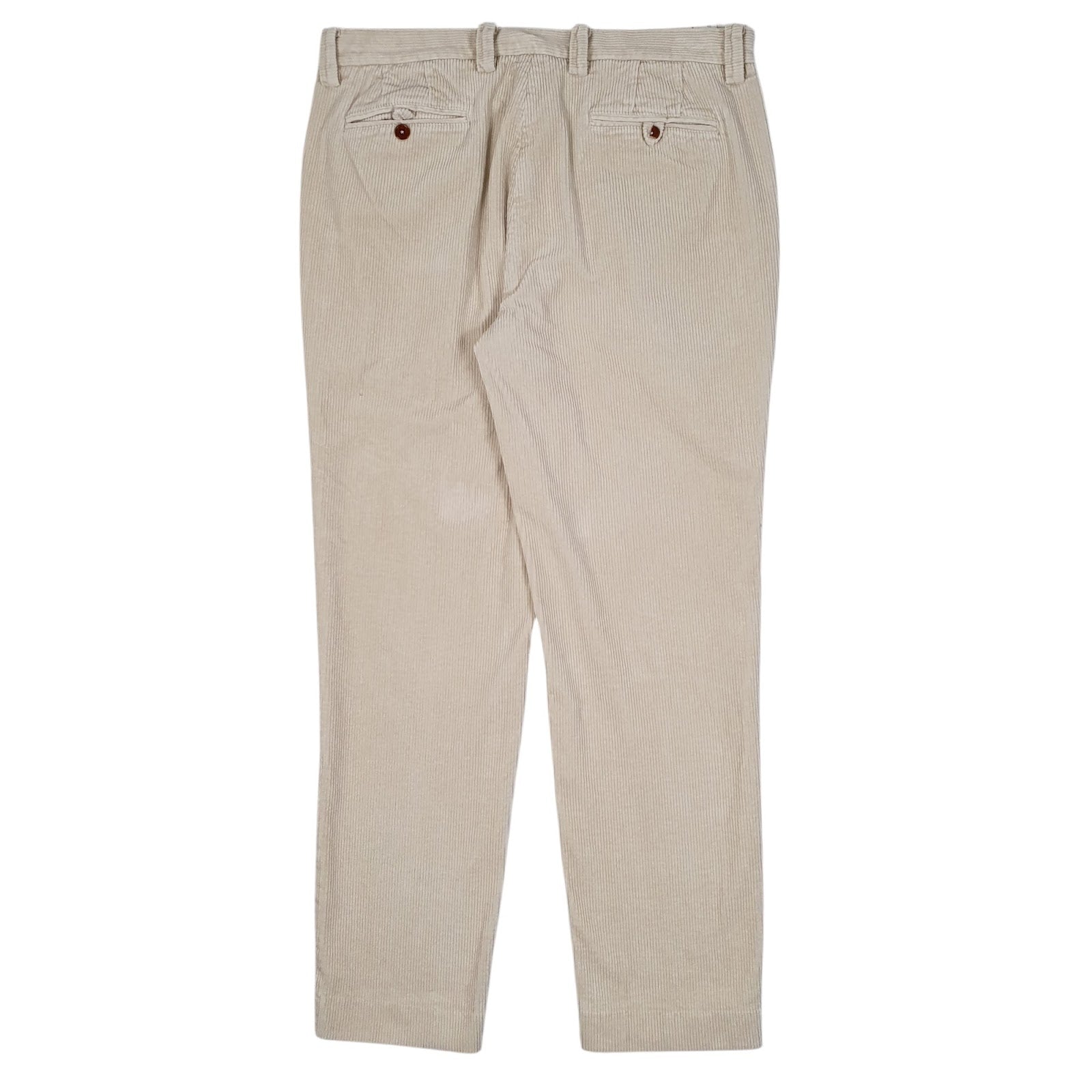 Mens Cream Brooks Brothers   Trousers