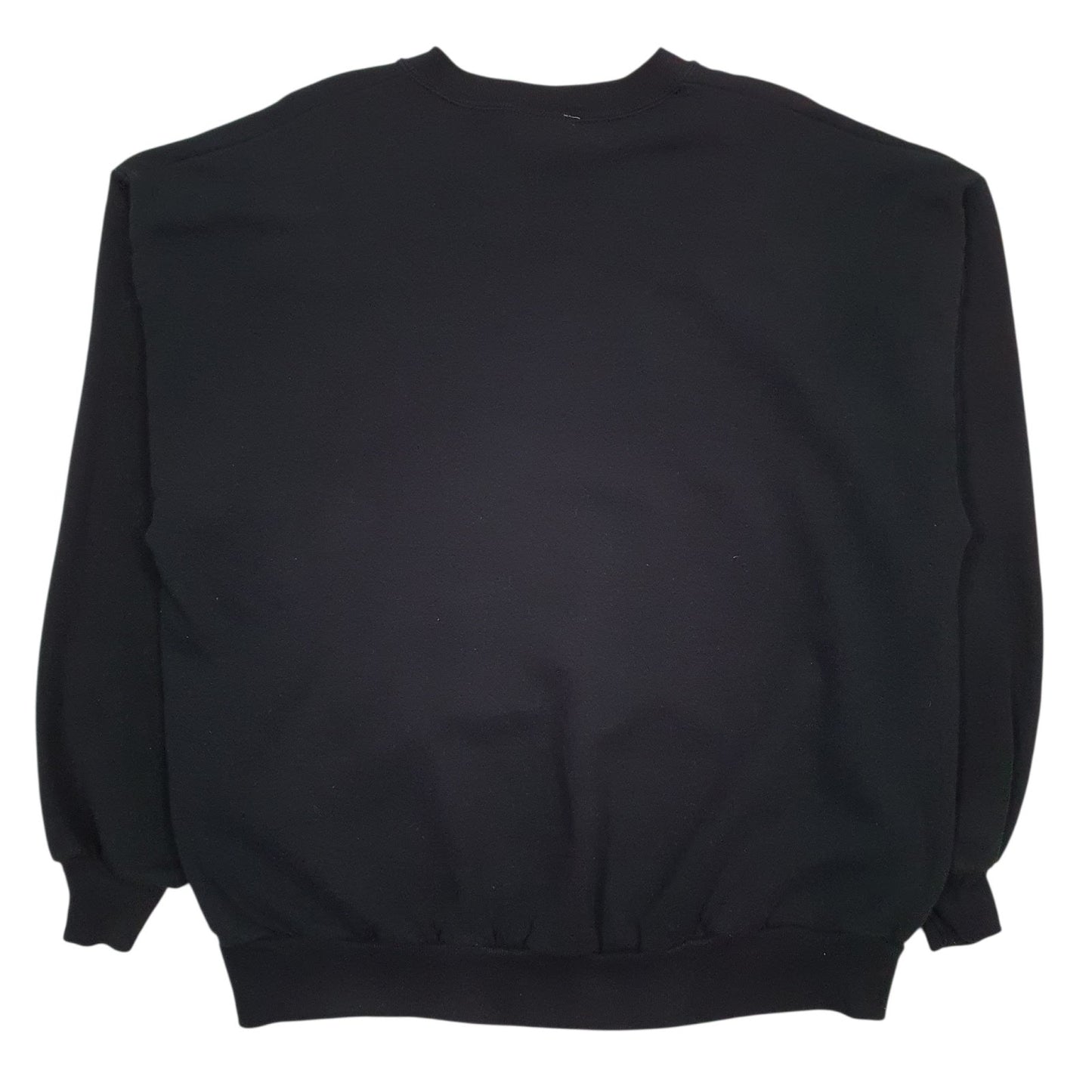 Mens Black Decotex Graphic Vintage 90s Made In USA Crewneck Jumper