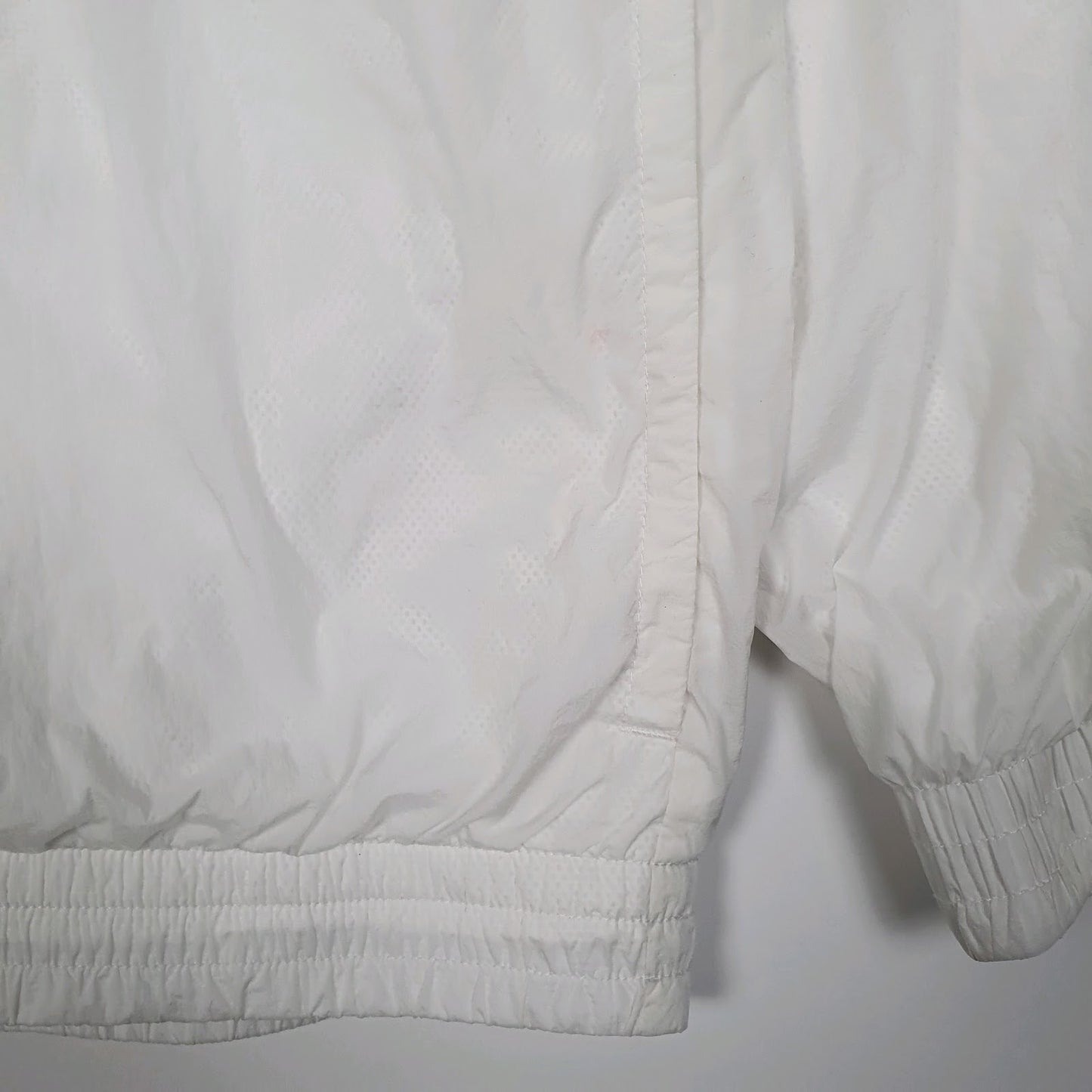 Mens White Nike SB Skateboarding Quarter Zip Pullover  Coat