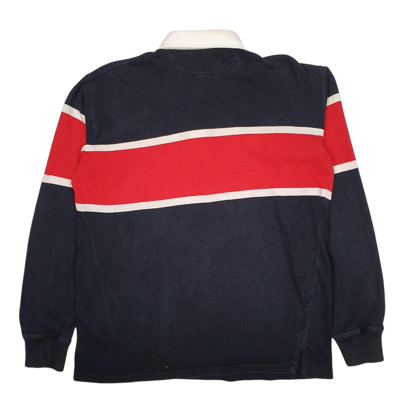 Mens Navy St Johns Bay Rugby Vintage 90s  Polo Shirt