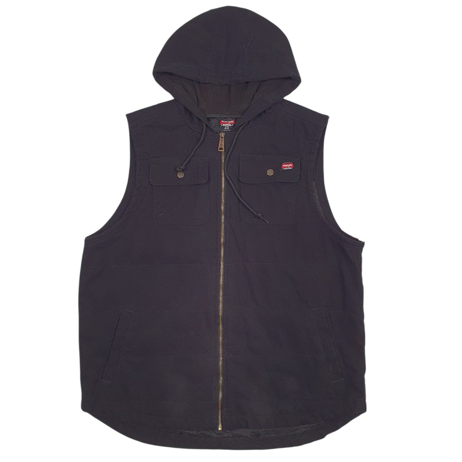 Mens Black Wrangler Padded  Coat