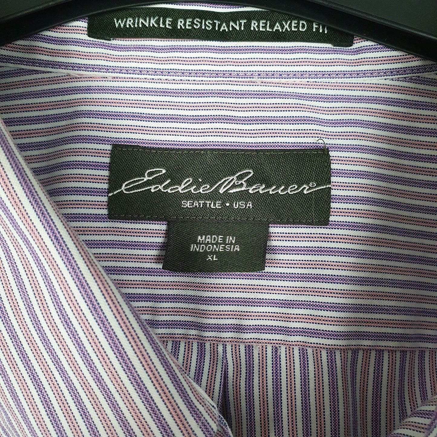 Mens Purple Eddie Bauer   Shirt