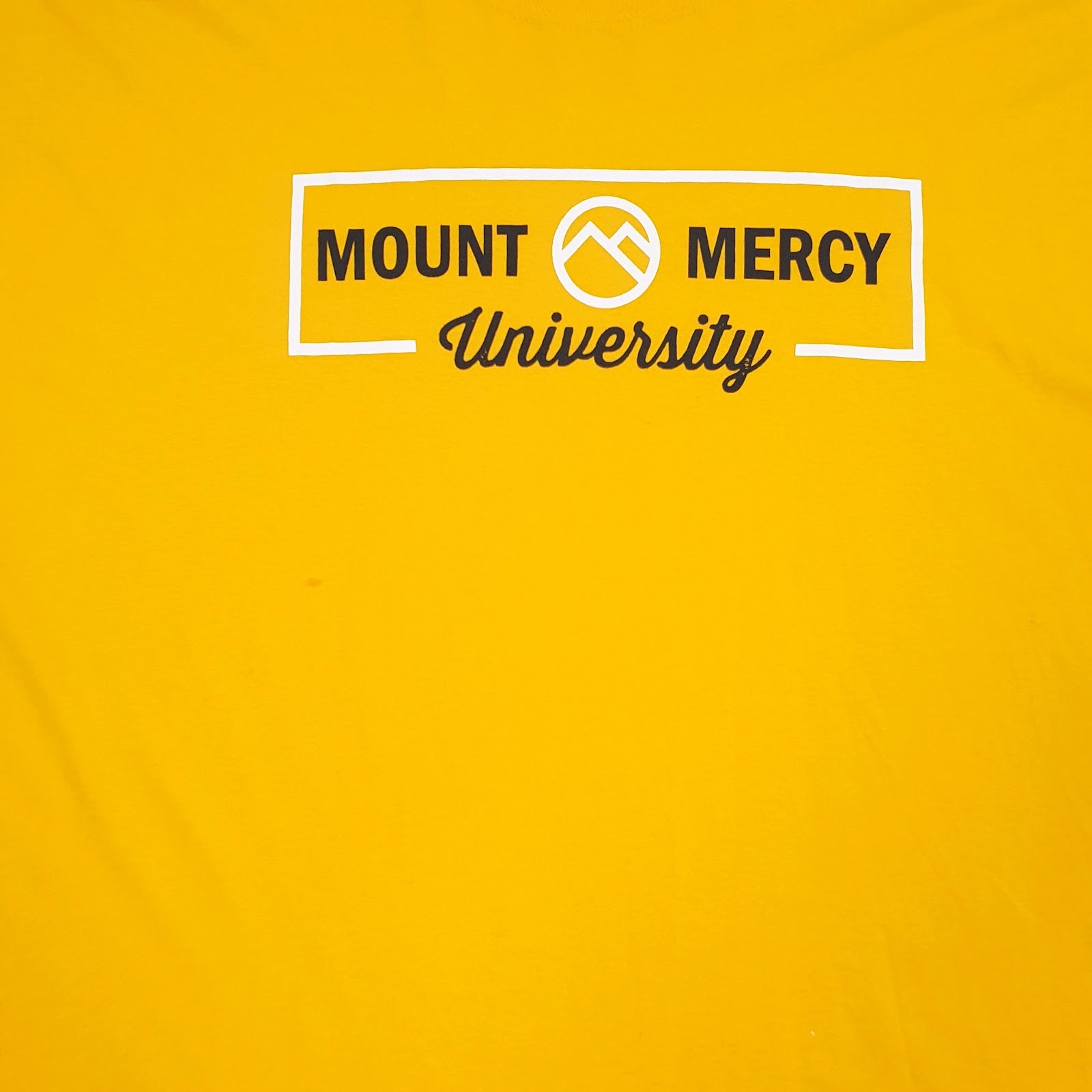 Mens Yellow Fruit Of The Loom   T Shirt