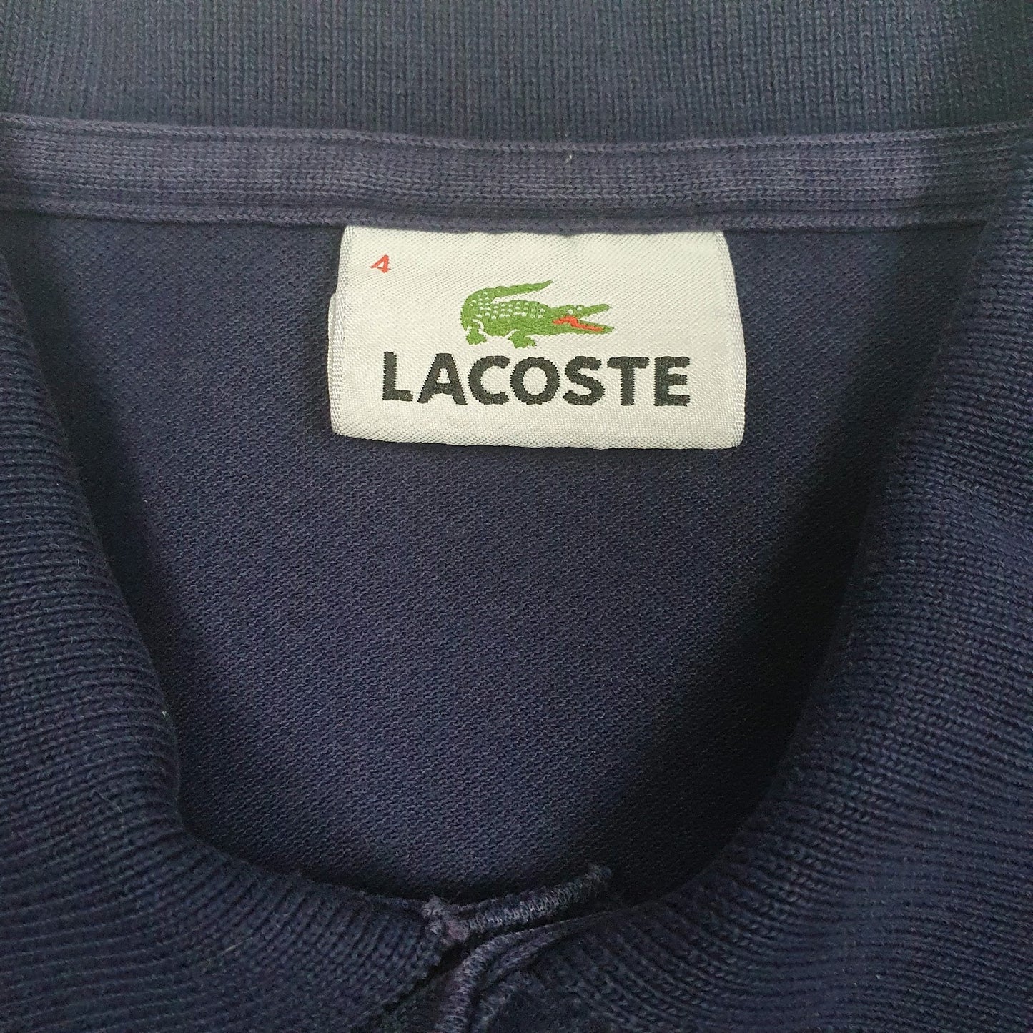Mens Navy Lacoste   Polo Shirt