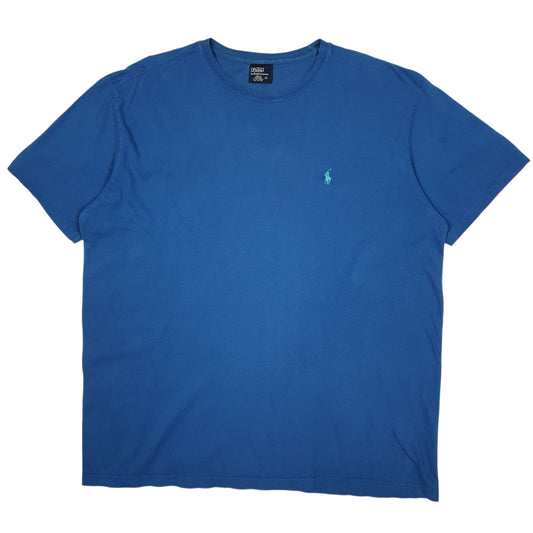 Mens Blue Polo Ralph Lauren Vintage 90s Short Sleeve T Shirt