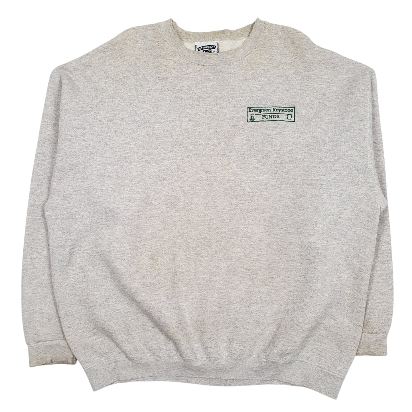 Mens Grey Lee Vintage 90s Made In USA Crewneck Jumper