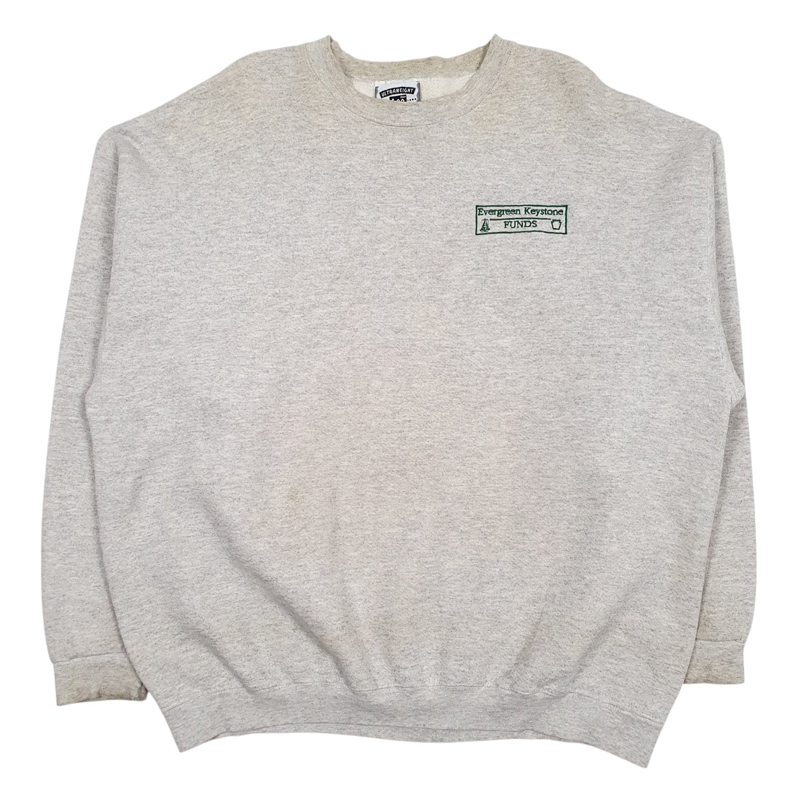Mens Grey Lee Vintage 90s Made In USA Crewneck Jumper