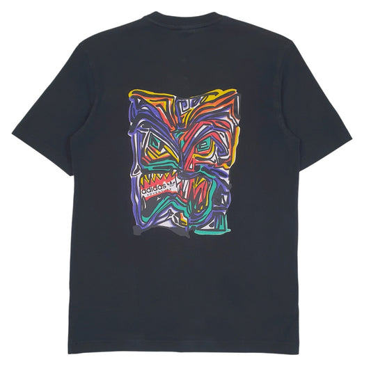 Mens Black Adidas   T Shirt