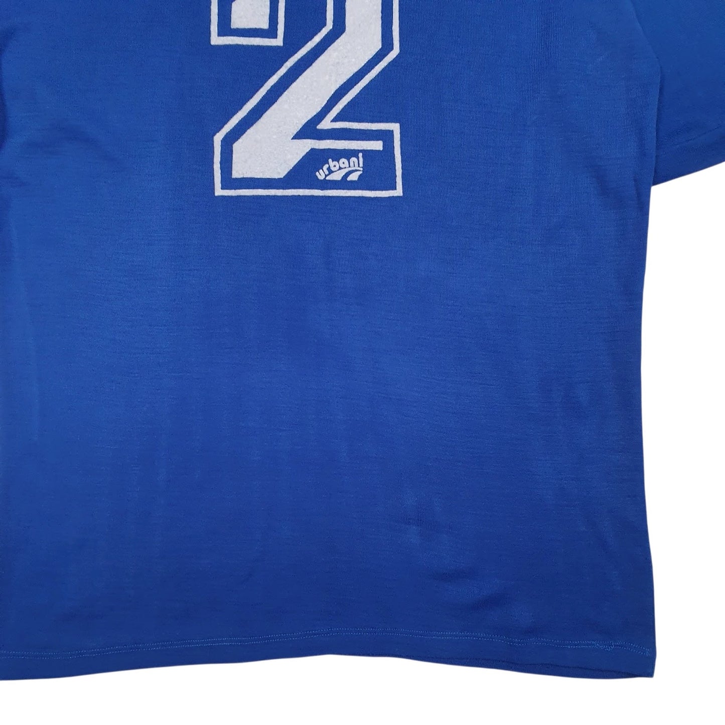 Mens Blue Diadora Vintage 90s Spellout  T Shirt