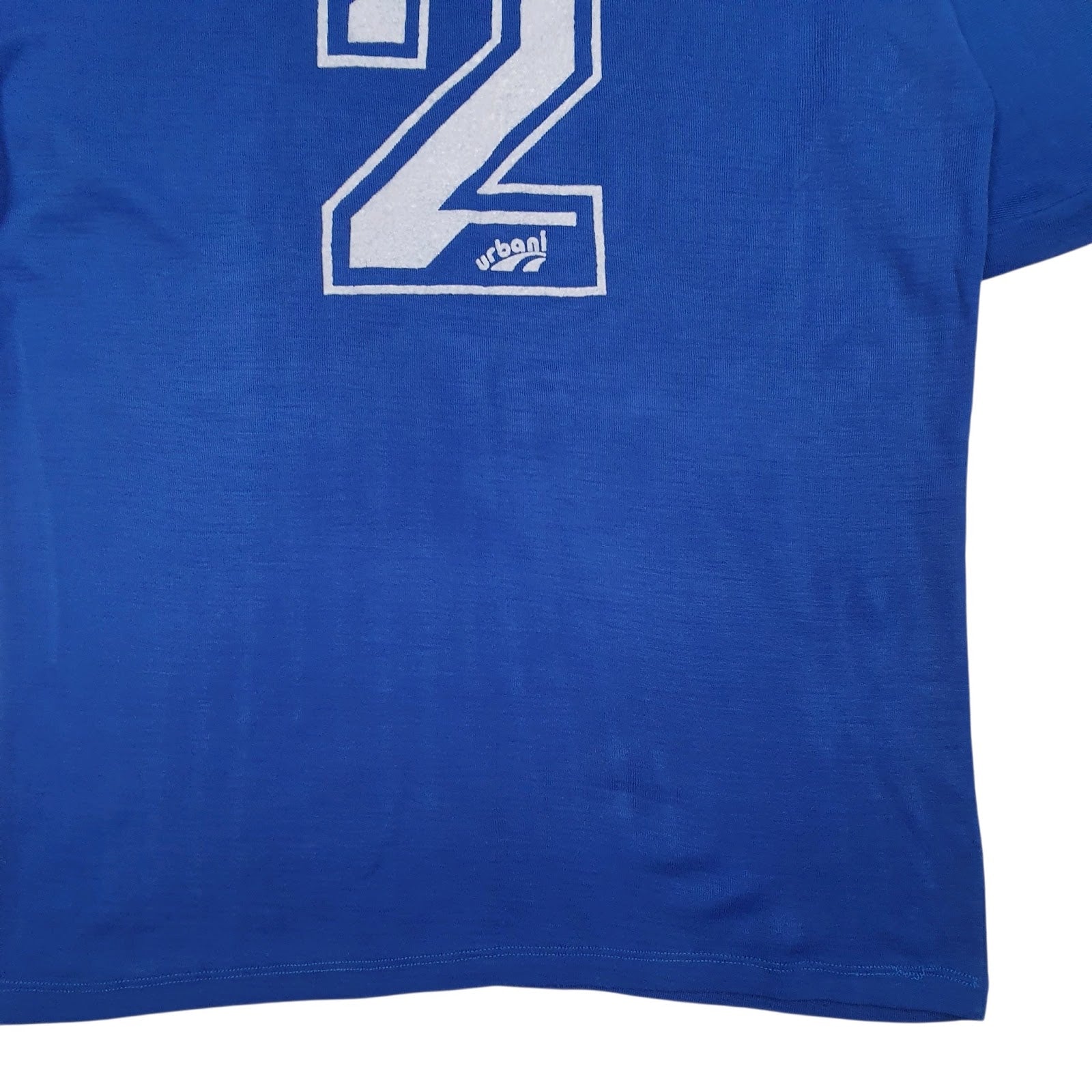 Mens Blue Diadora Vintage 90s Spellout  T Shirt