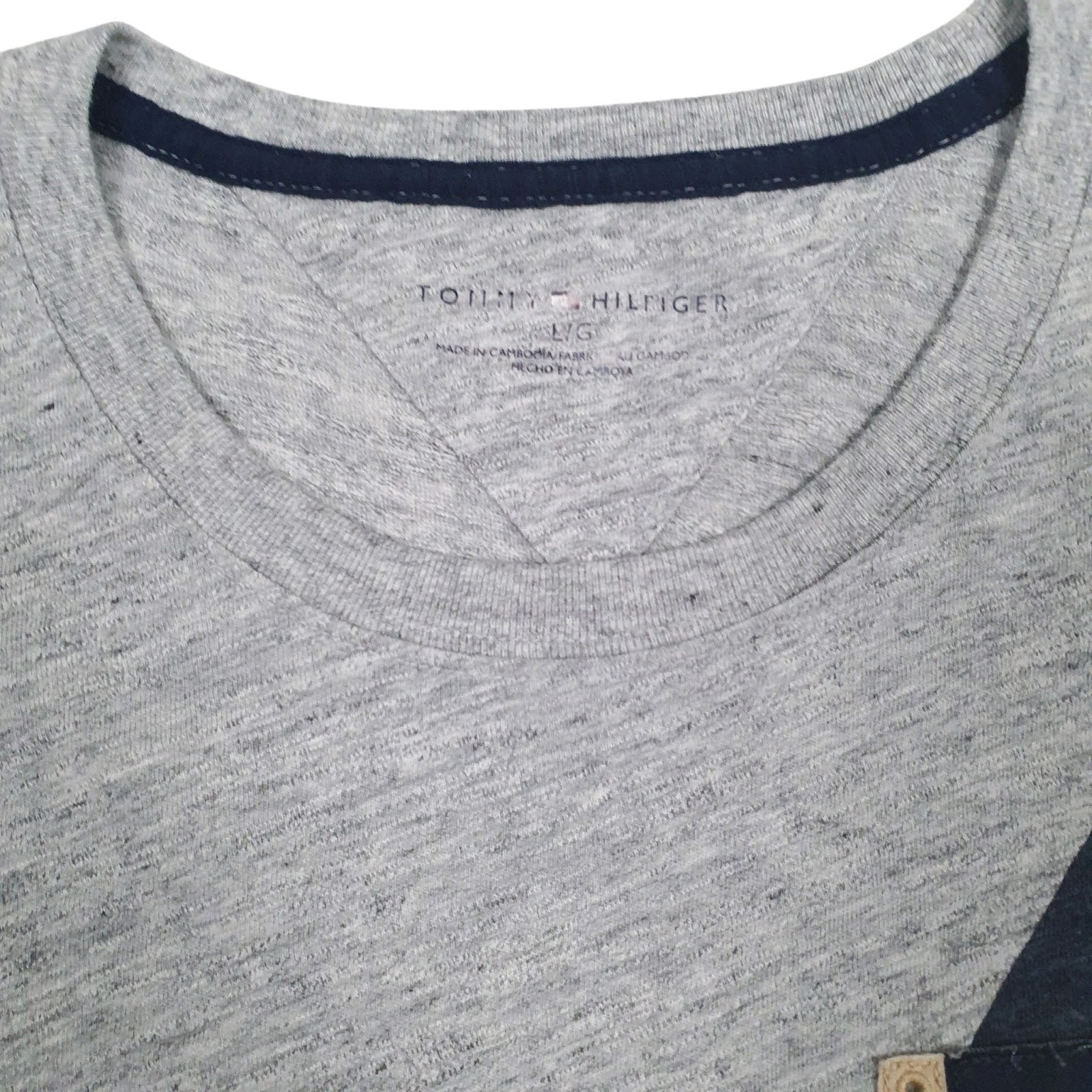 Mens Grey Tommy Hilfiger   T Shirt