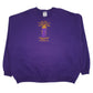 Womens Purple Jerzees  Crewneck Jumper