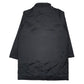 Mens Black Uniqlo Longline  Coat