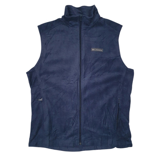 Mens Navy Columbia Sportswear Company Gilet Full Zip Jumper