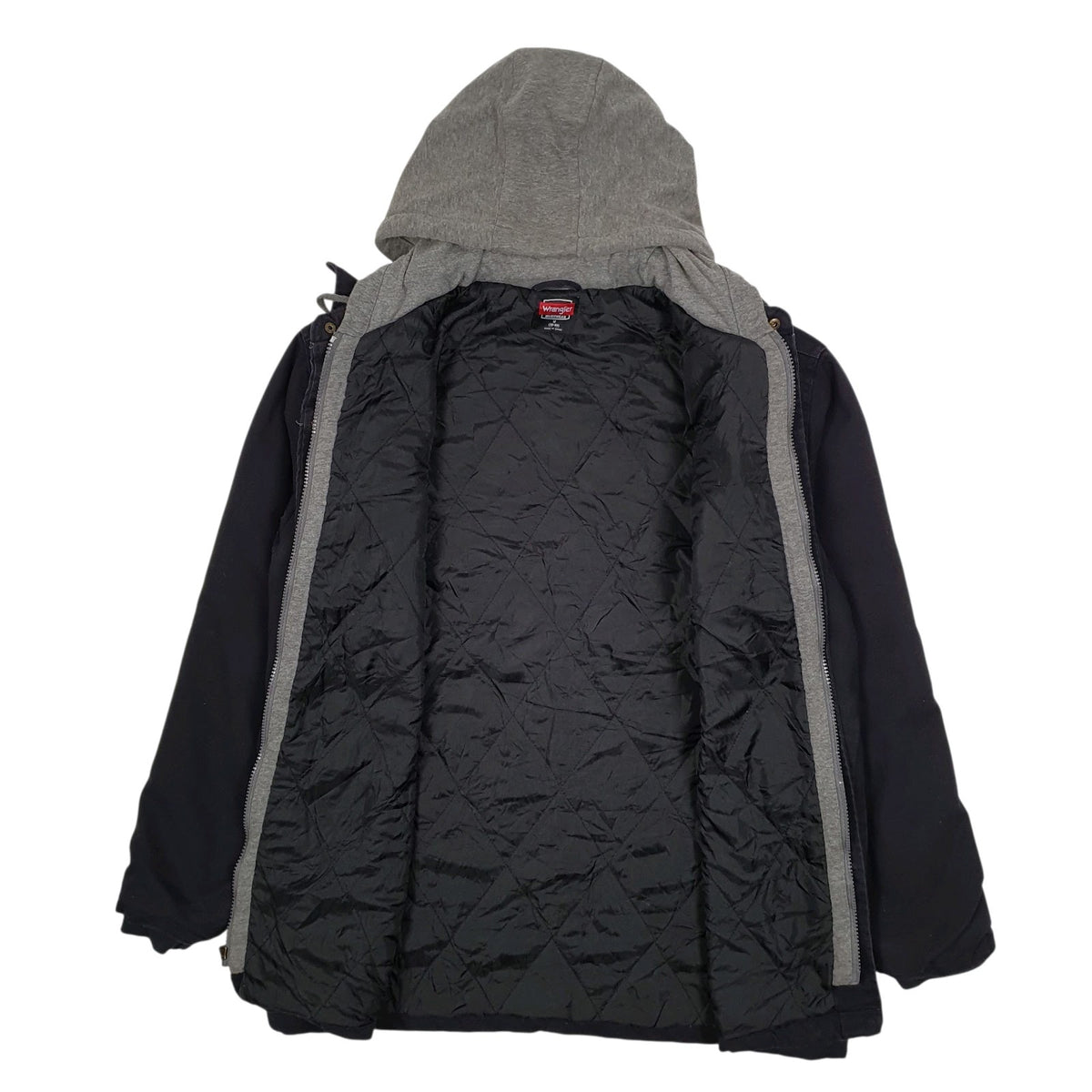 Mens Navy Wrangler Hoodie Chore Bomber  Coat