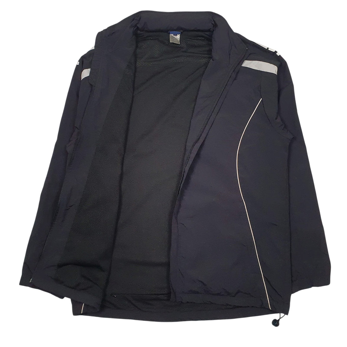 Mens Black Asics Hooded  Coat