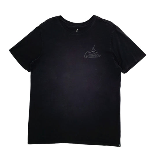 Mens Black Nike Air Jordan Basketball Short Sleeve T Shirt