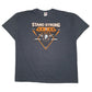 Mens Grey Fruit Of The Loom Stand Strong Short Sleeve T Shirt