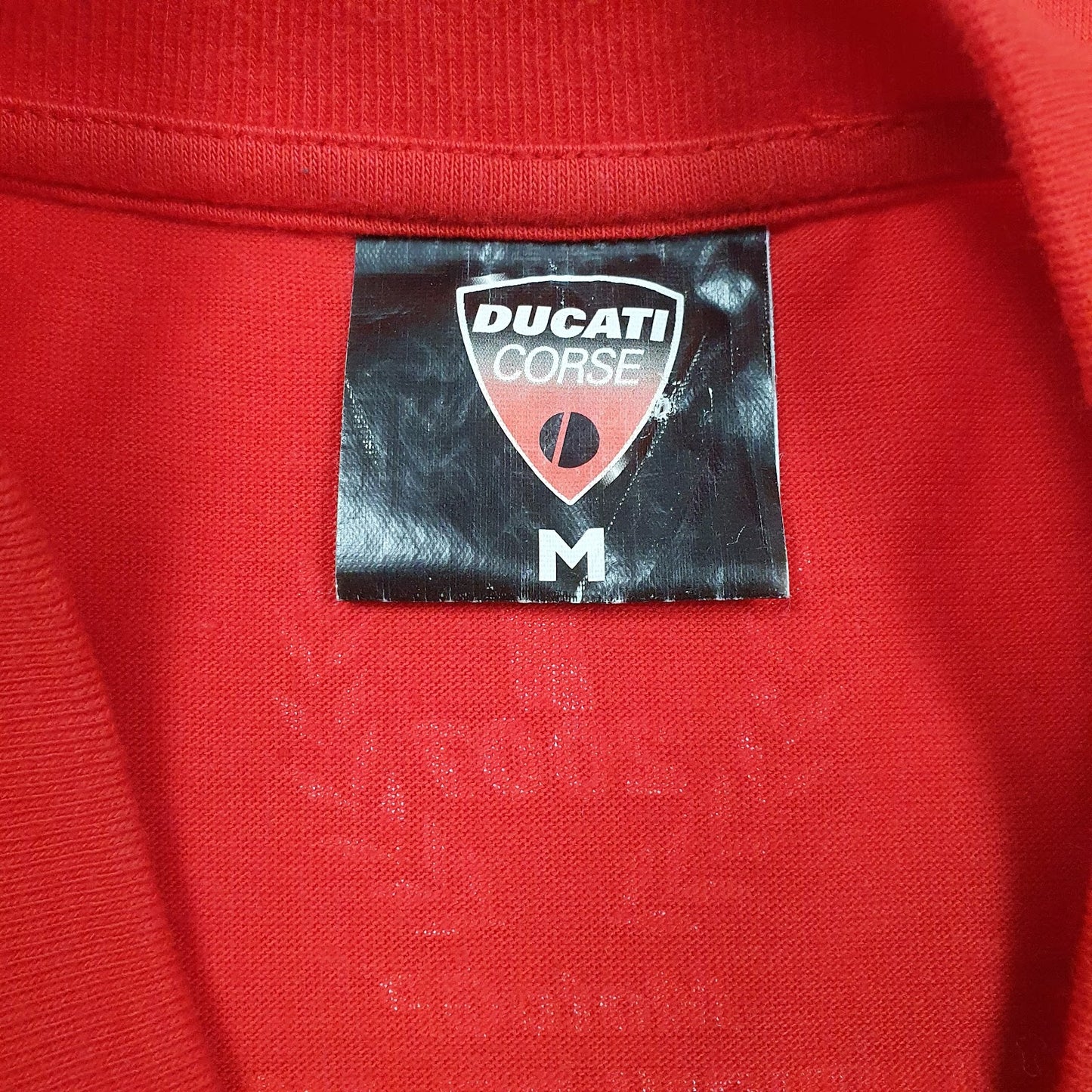 Mens Red Ducati 2007 Champion Del Mondo  T Shirt