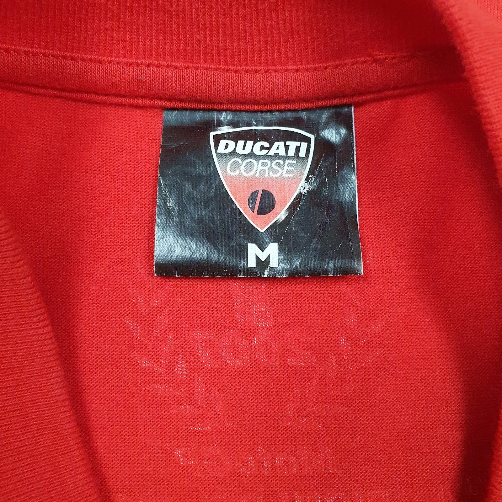 Mens Red Ducati 2007 Champion Del Mondo  T Shirt