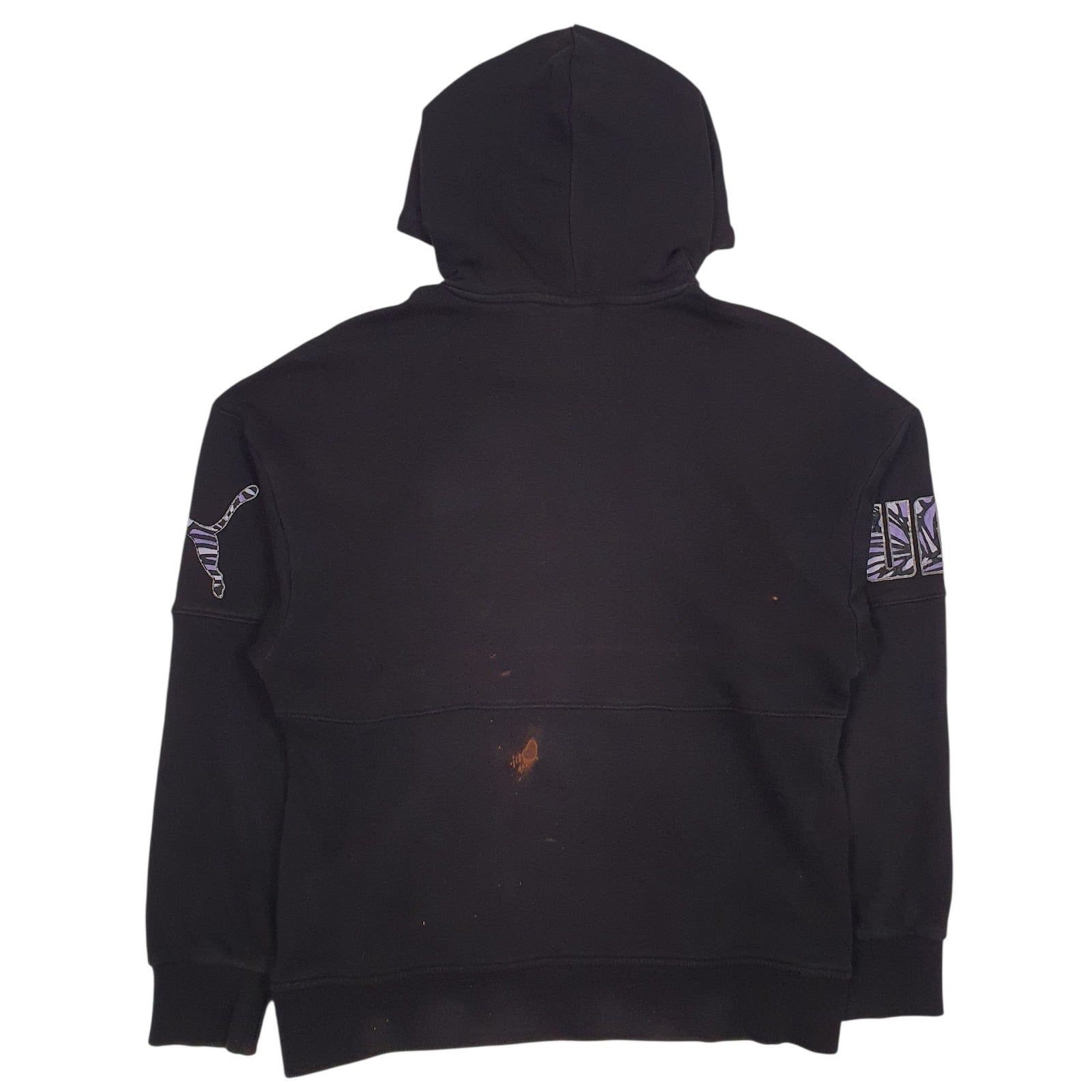 Womens Black Puma  Hoodie Jumper