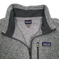 Womens Grey Patagonia Better Sweater Quarter Zip Jumper