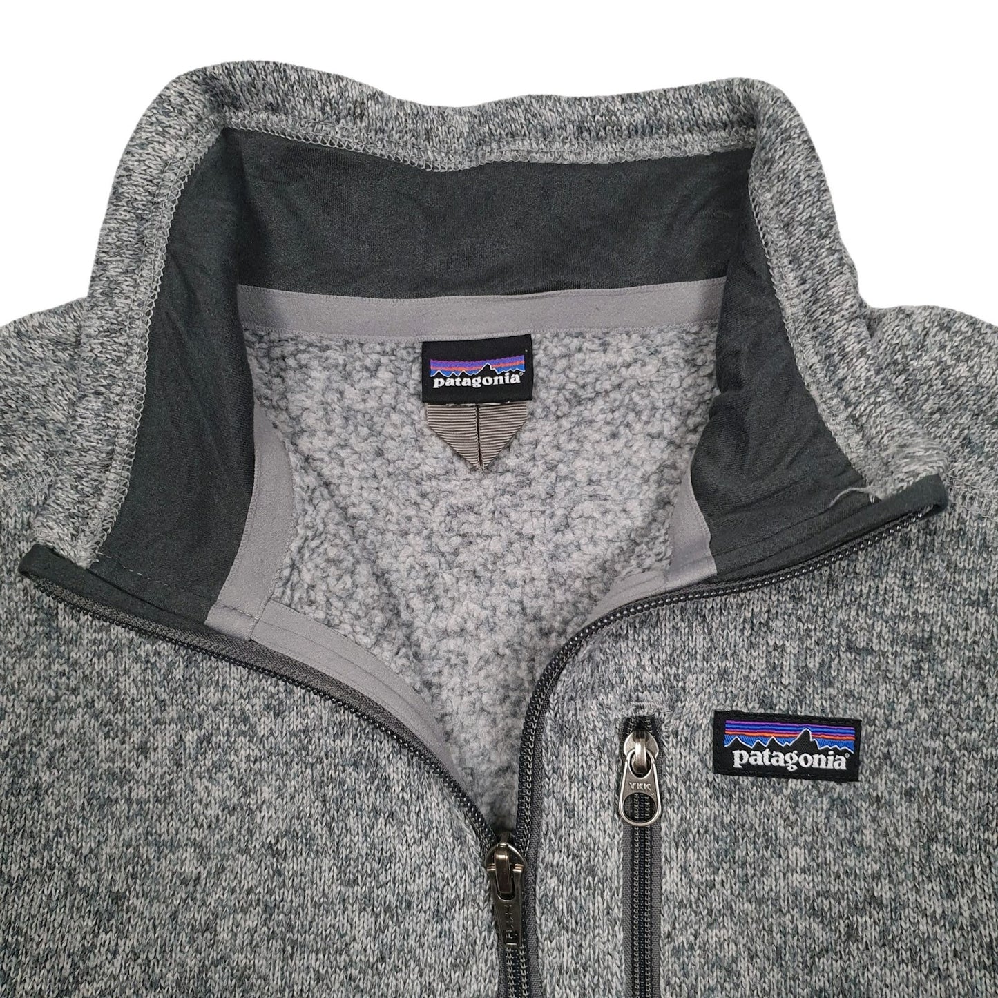 Womens Grey Patagonia Better Sweater Quarter Zip Jumper