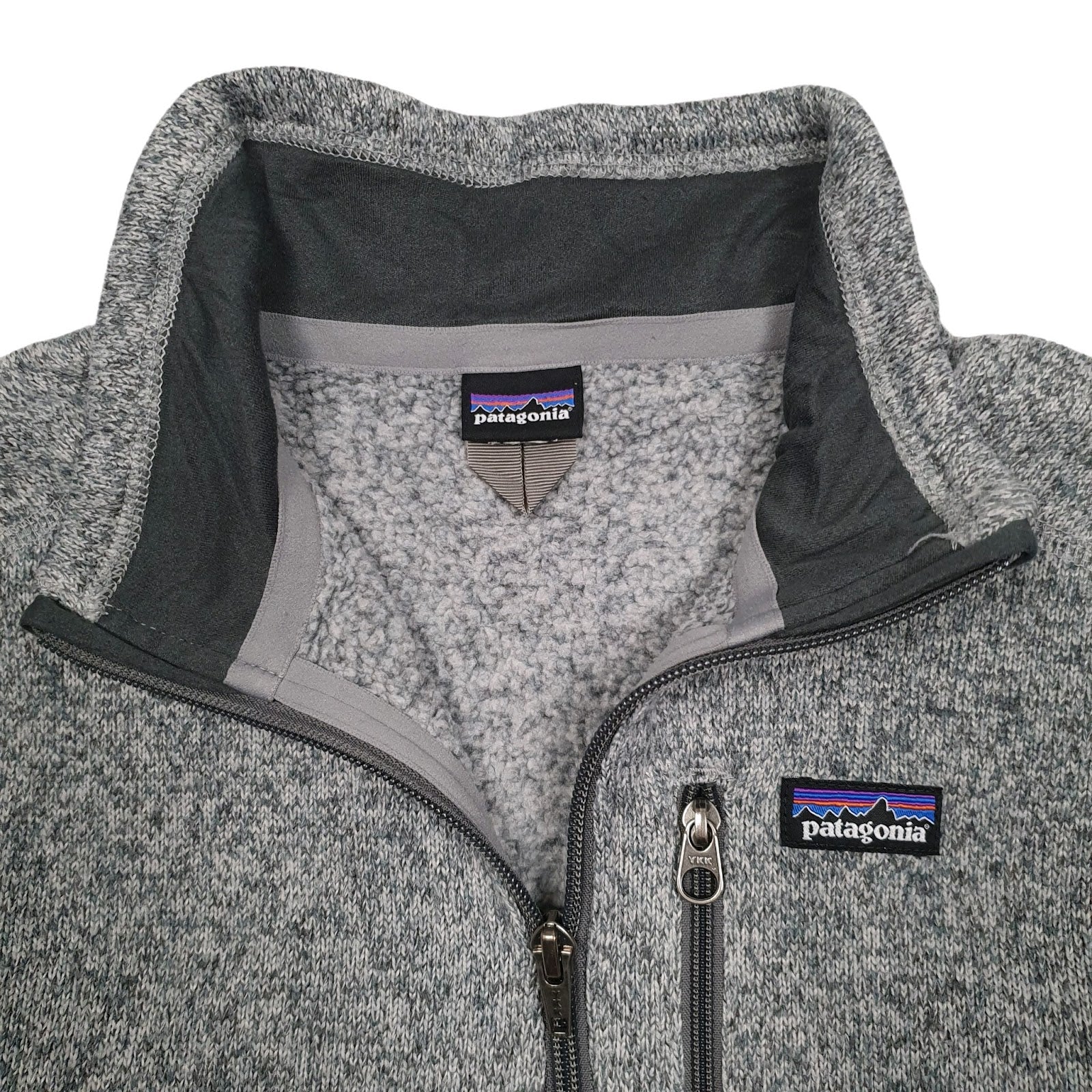 Womens Grey Patagonia Better Sweater Quarter Zip Jumper