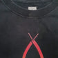 Mens Black Adidas Vintage 00s  T Shirt