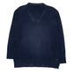 Mens Navy Tommy Hilfiger  V Neck Jumper