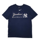 Mens Navy Nike New York Yankees Baseball Short Sleeve T Shirt