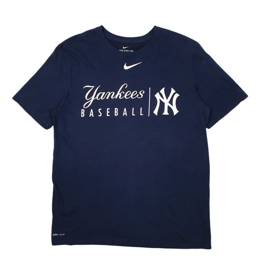 Mens Navy Nike New York Yankees Baseball Short Sleeve T Shirt