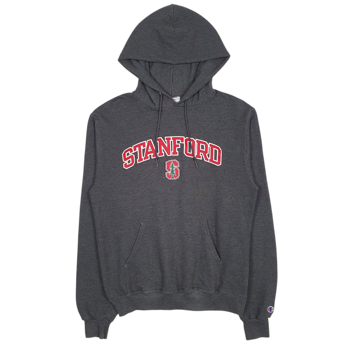 Mens Grey Champion Stanford Hoodie Jumper