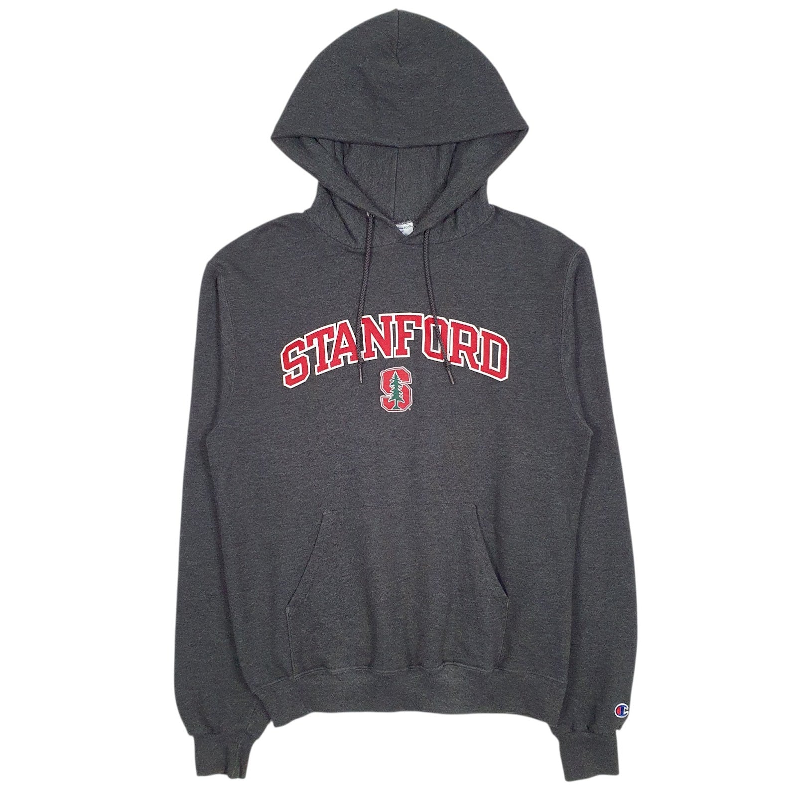 Mens Grey Champion Stanford Hoodie Jumper