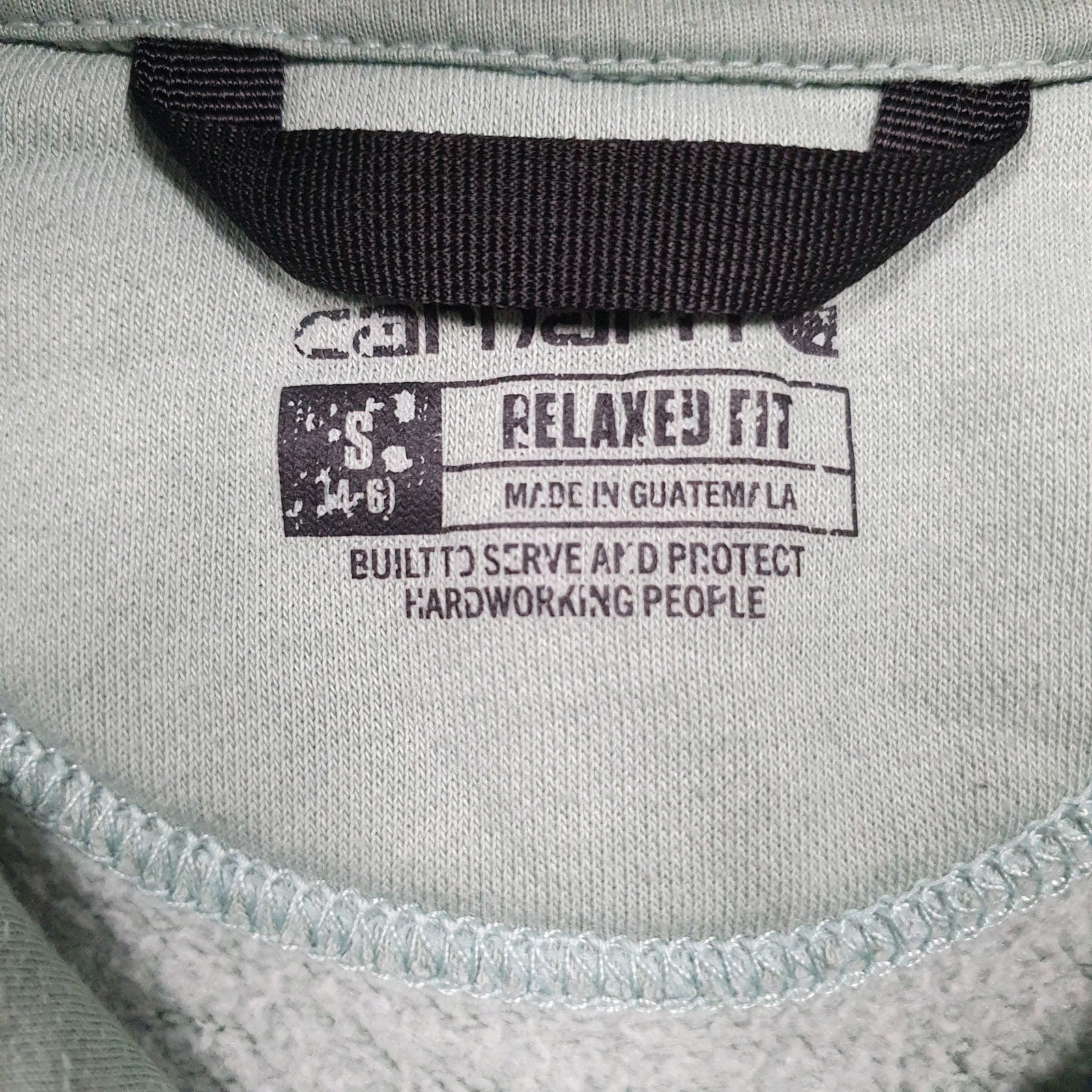 Womens Green Carhartt  Hoodie Jumper