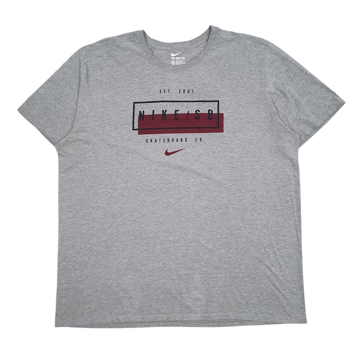 Mens Grey Nike  Short Sleeve T Shirt