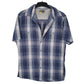 Mens Blue Eddie Bauer  Short Sleeve Shirt