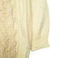 Womens Yellow Malina Vintage Cable Knit Crewneck Jumper