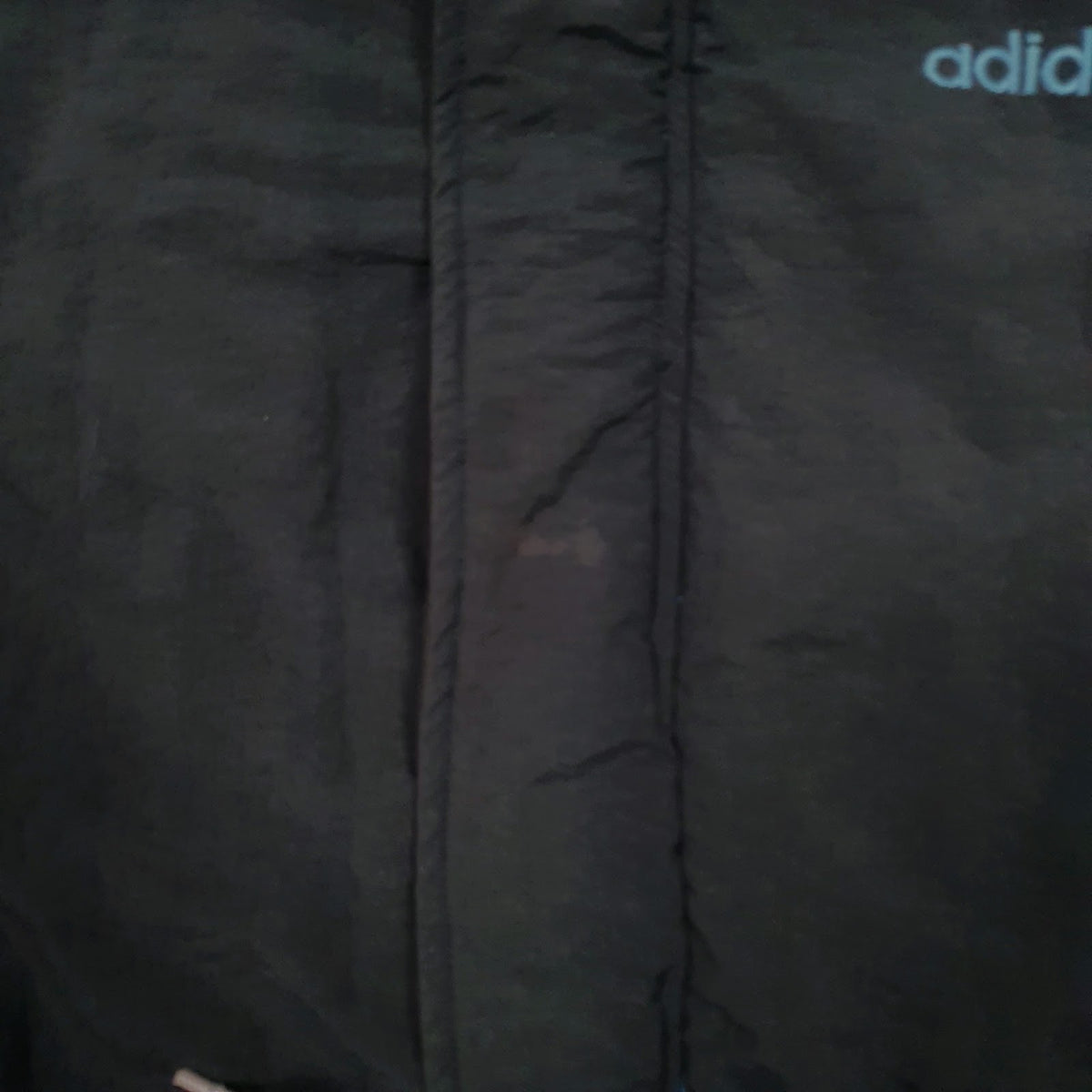 Mens Black Adidas   Coat