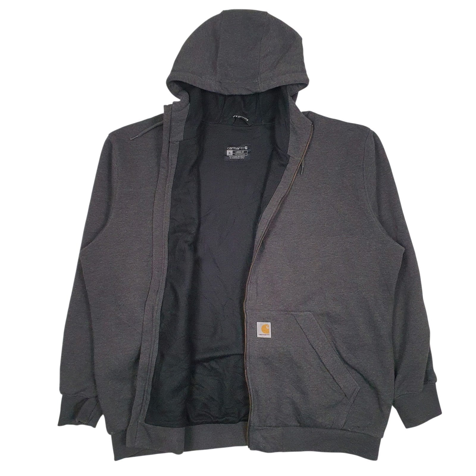 Mens Grey Carhartt  Full Zip Jumper