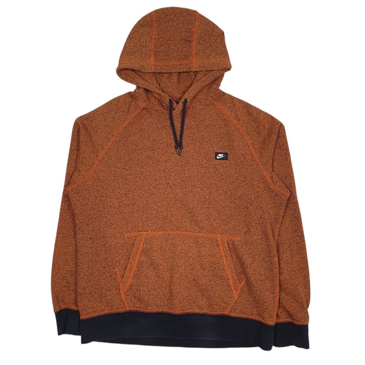Mens Orange Nike  Hoodie Jumper
