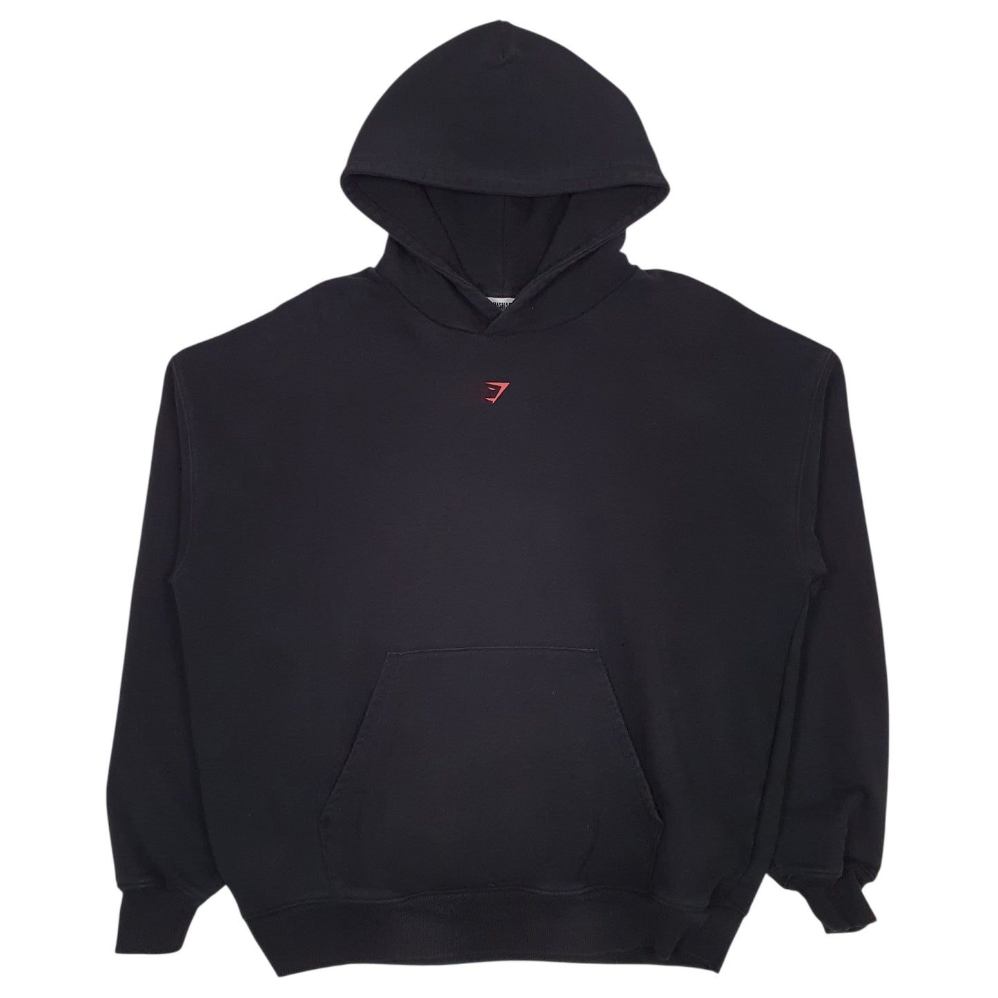 Mens Black Gym Shark  Hoodie Jumper