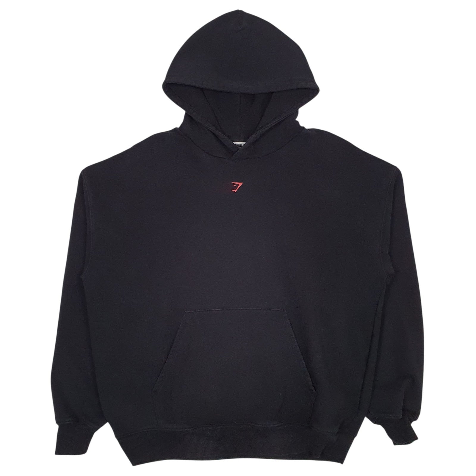 Mens Black Gym Shark  Hoodie Jumper