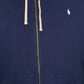 Mens Navy Polo Ralph Lauren Hoodie Full Zip Jumper