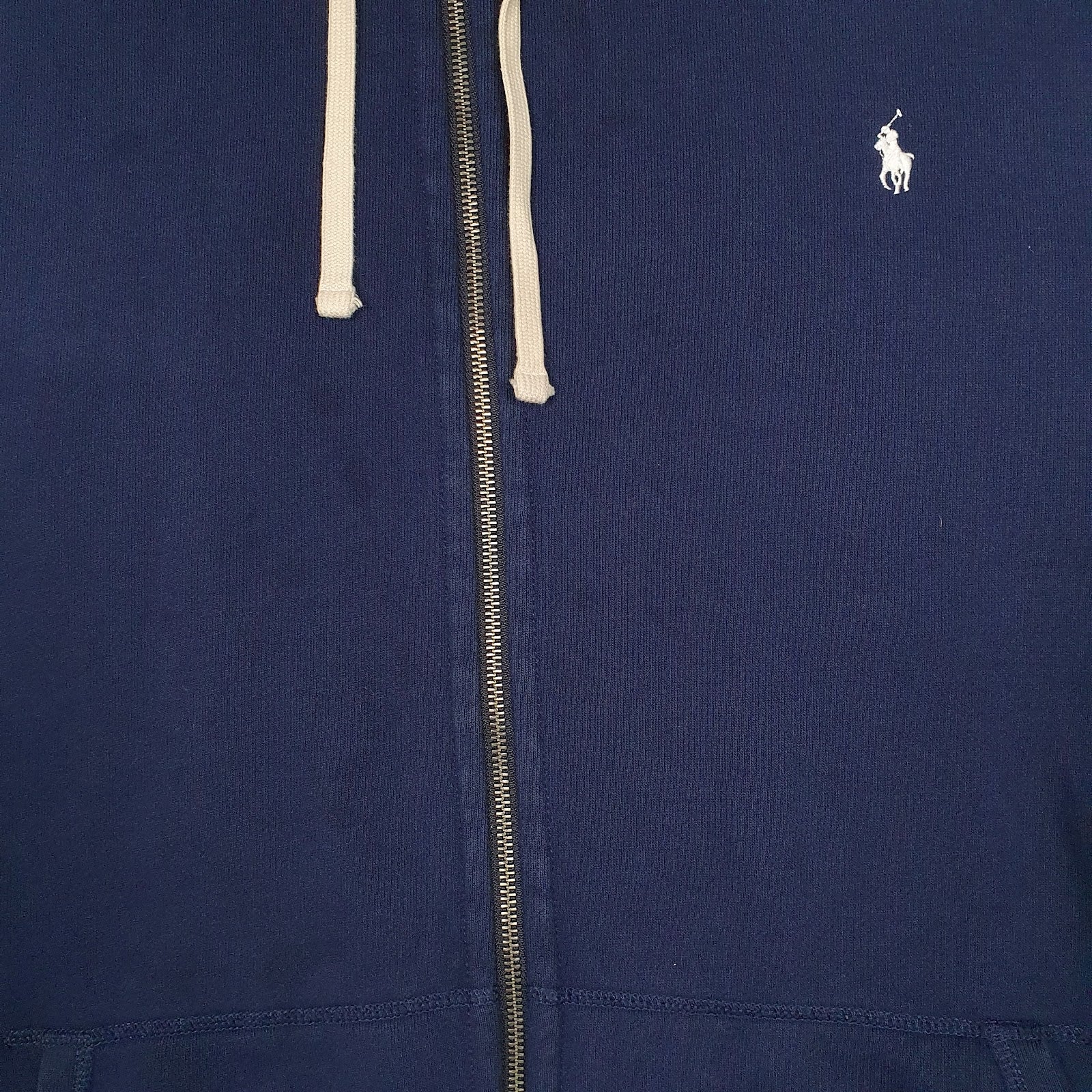 Mens Navy Polo Ralph Lauren Hoodie Full Zip Jumper
