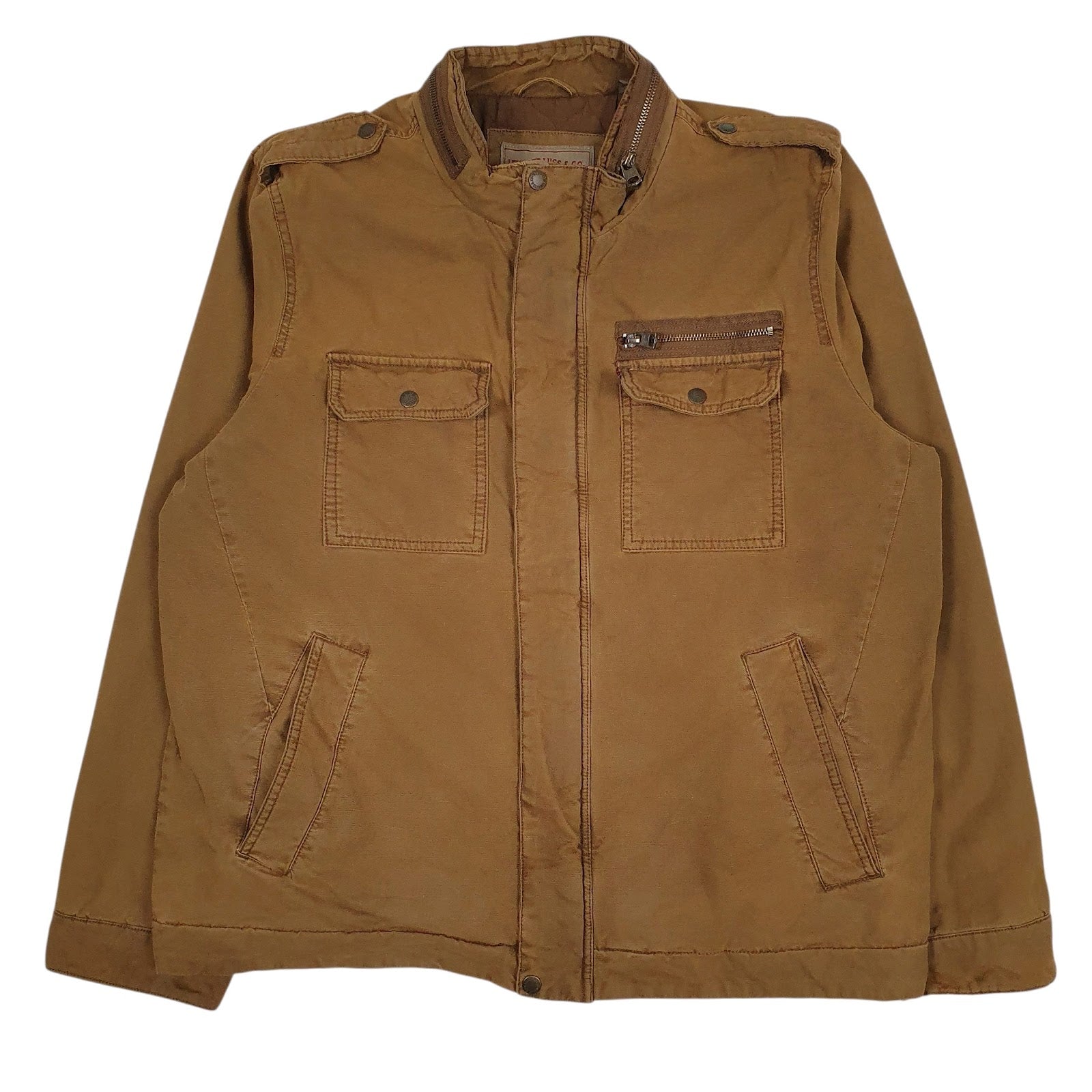 Mens Brown Levis Padded  Coat