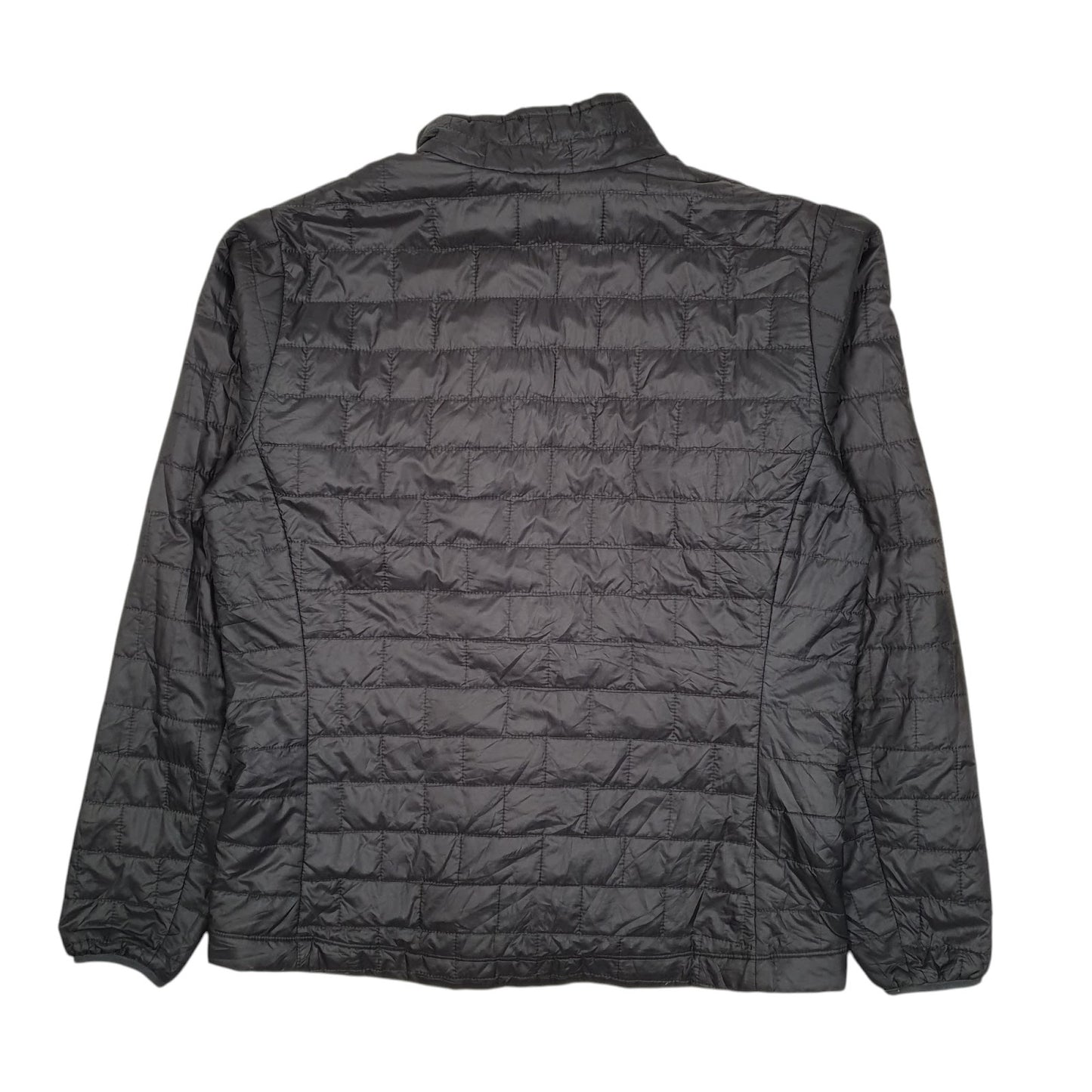 Mens Grey Patagonia Nano Puff Crewneck Coat